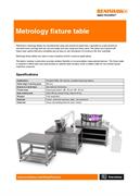 Metrology fixture table
